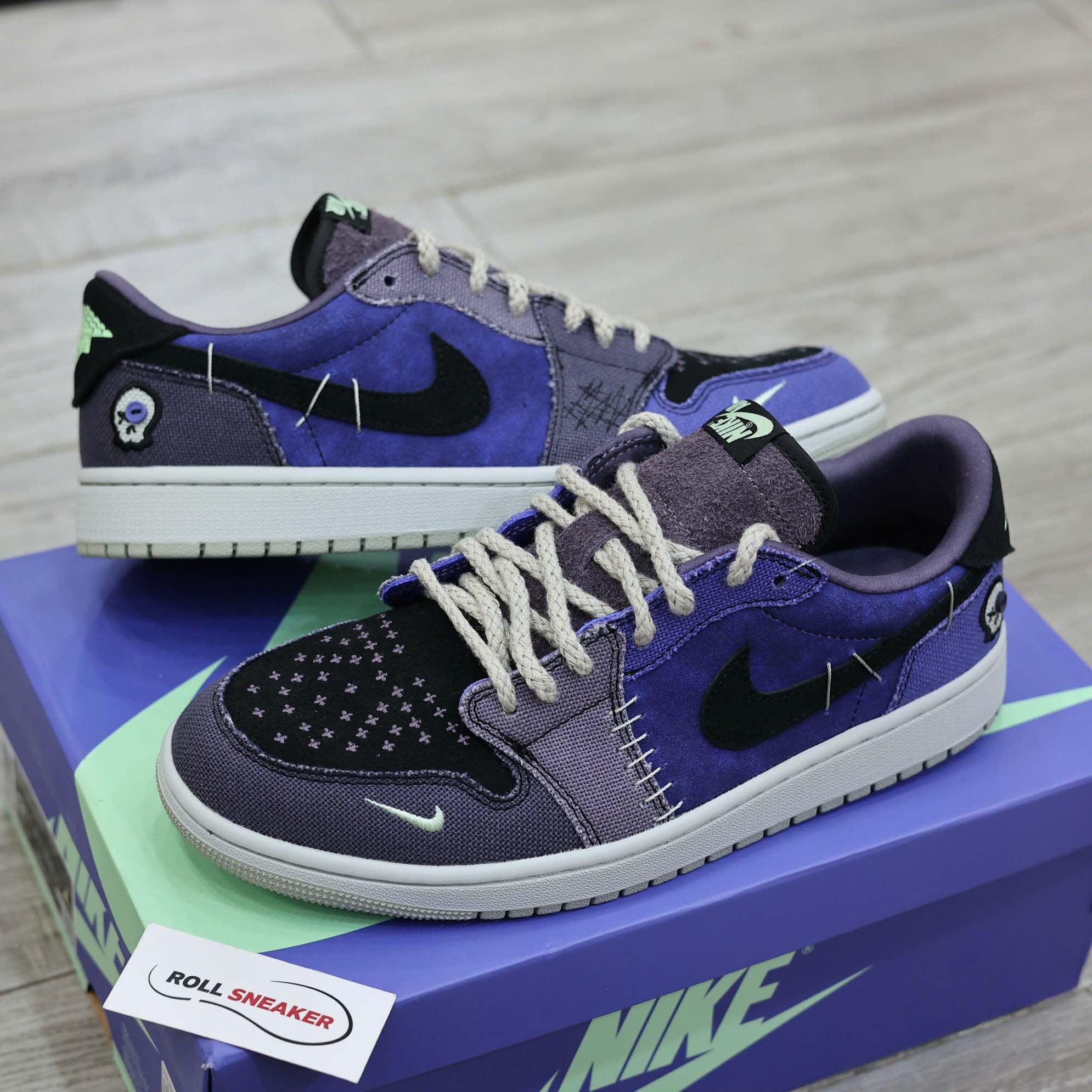 Giày Nike Air Jordan 1 Retro Low OG Zion Williamson Voodoo ‘ALTERNATE’