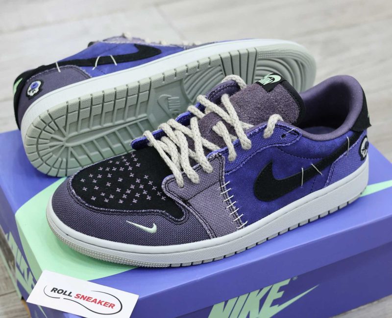 Giày Nike Air Jordan 1 Retro Low OG Zion Williamson Voodoo ‘ALTERNATE’