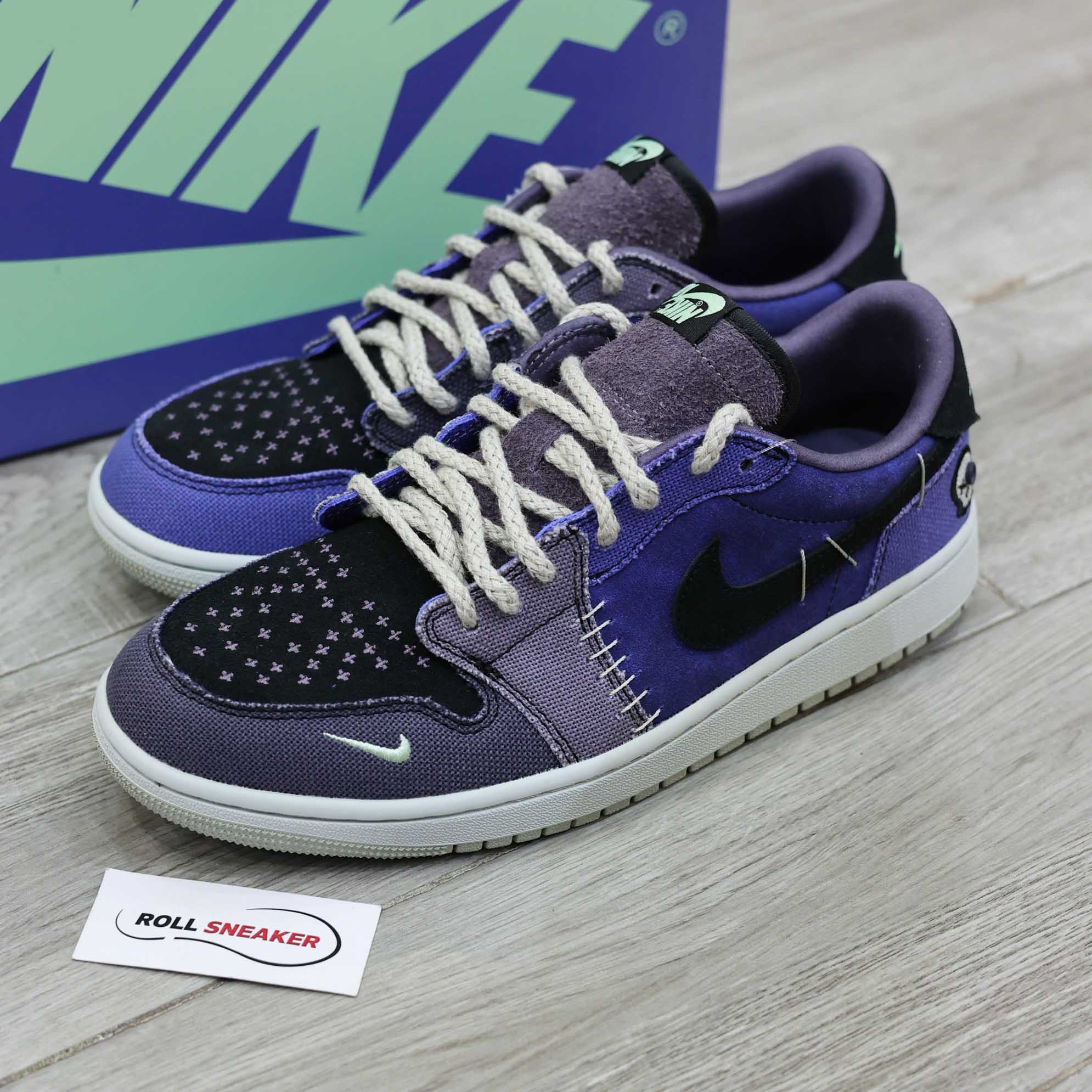 Giày Nike Air Jordan 1 Retro Low OG Zion Williamson Voodoo ‘ALTERNATE’