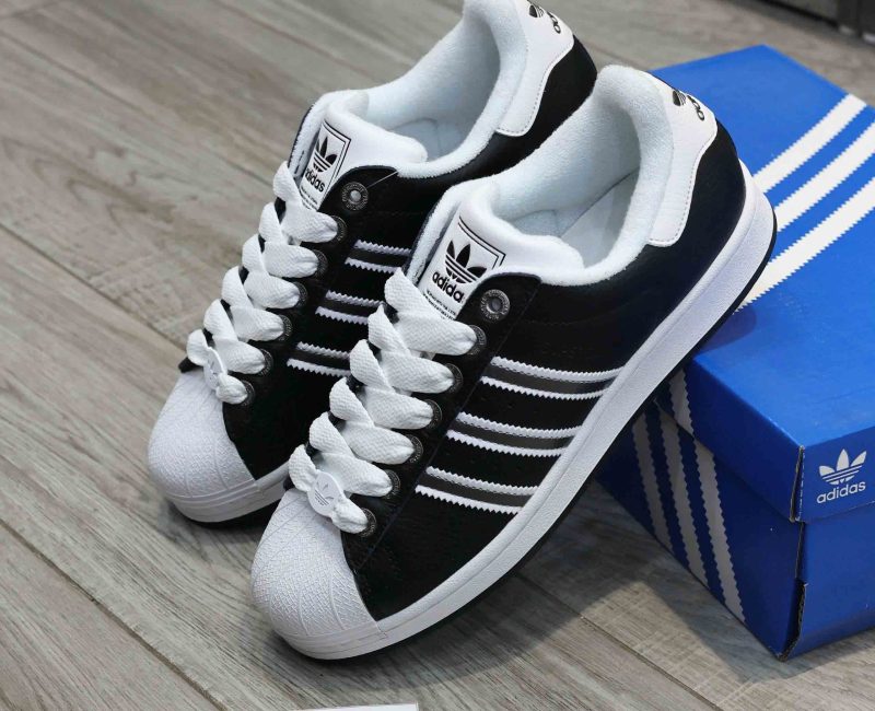 Giày Adidas Superstar II Core Black Matte Silver Best Quality