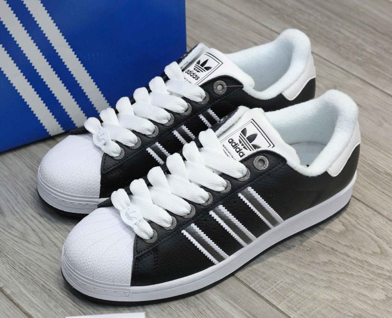 Giày Adidas Superstar II Core Black Matte Silver Best Quality