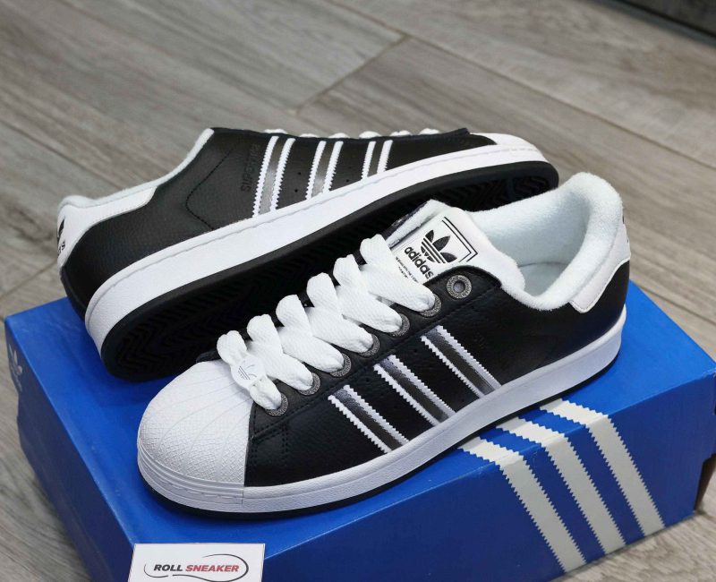Giày Adidas Superstar II Core Black Matte Silver Best Quality