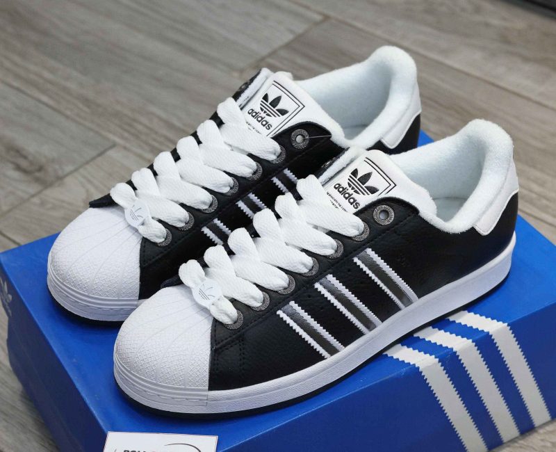 Giày Adidas Superstar II Core Black Matte Silver Best Quality