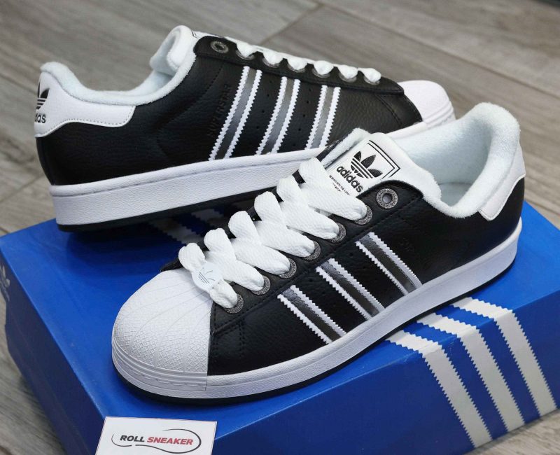 Giày Adidas Superstar II Core Black Matte Silver Best Quality