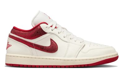 Giày Air Jordan 1 Low ‘Metallic Red Swoosh’ Best Quality