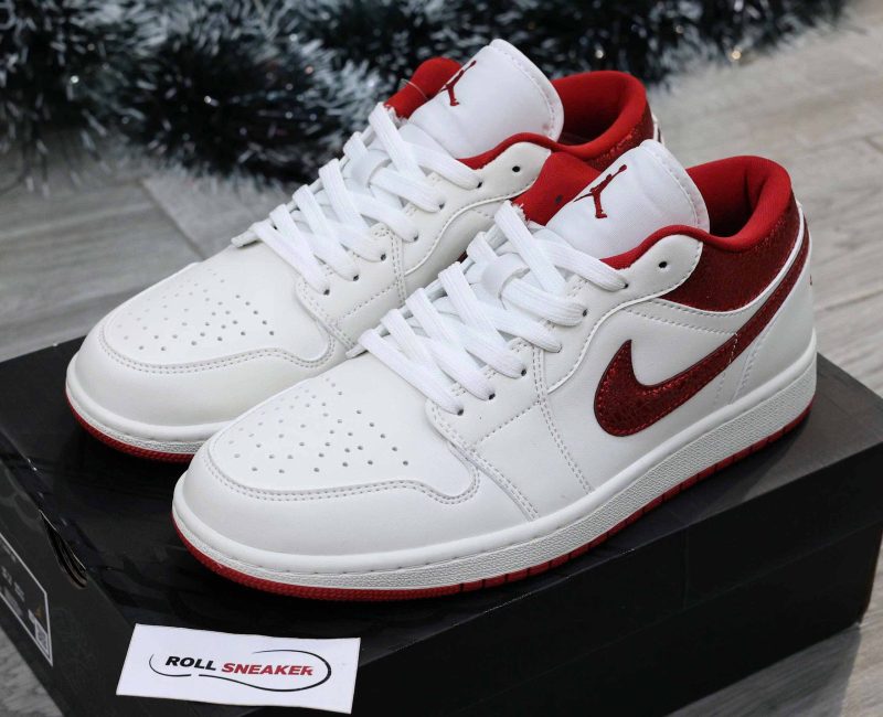 Giày Air Jordan 1 Low ‘Metallic Red Swoosh’ Best Quality
