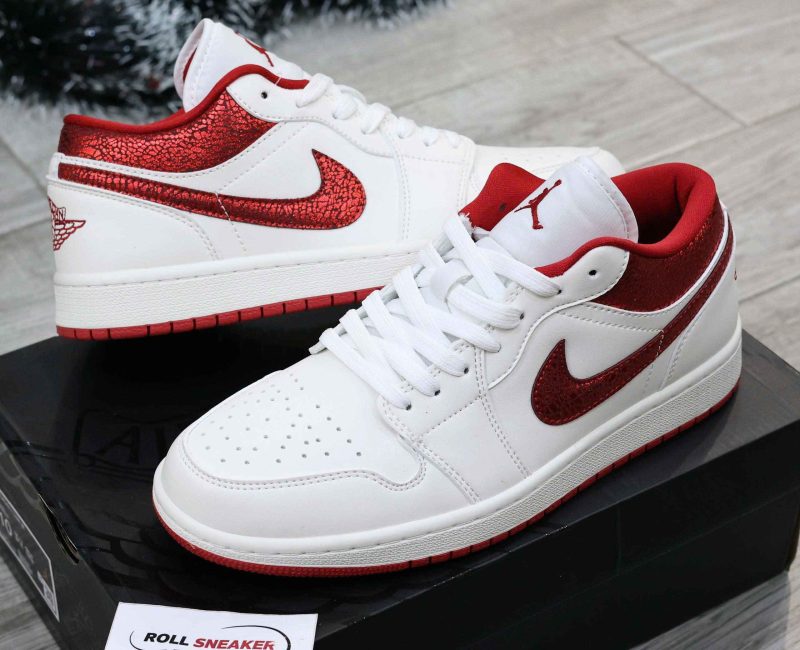 Giày Air Jordan 1 Low ‘Metallic Red Swoosh’ Best Quality