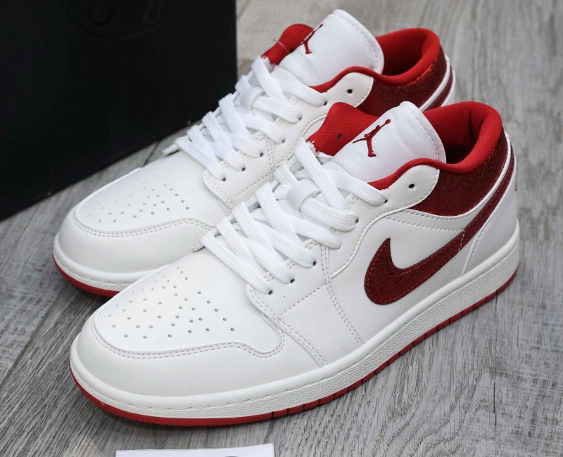 Giày Air Jordan 1 Low ‘Metallic Red Swoosh’ Best Quality