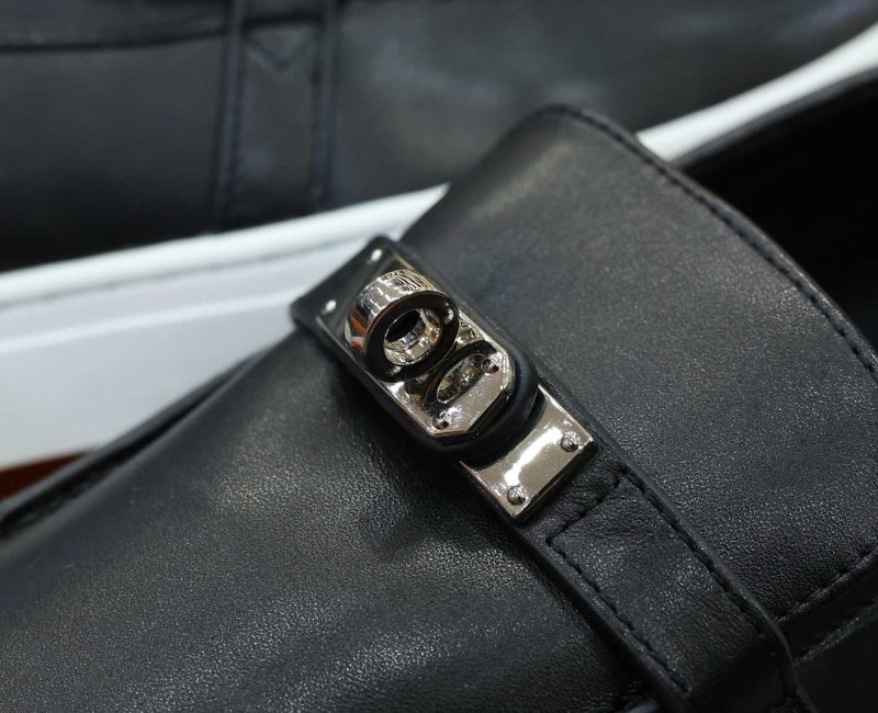 Giày Hermes Game Slip-on Sneaker Black Best Quality