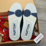 Giày Louis Vuitton Trainer Sneaker Blue Best Quality