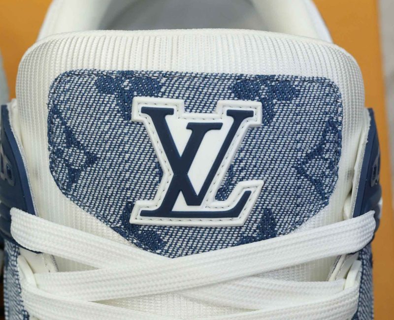 Giày Louis Vuitton Trainer Sneaker Blue Best Quality