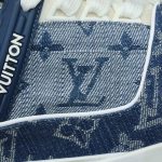 Giày Louis Vuitton Trainer Sneaker Blue Best Quality