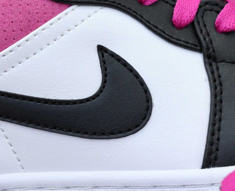 Giày Nike Air Jordan 1 Low Black Active Fuchsia Best Quality