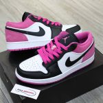 Giày Nike Air Jordan 1 Low Black Active Fuchsia Best Quality