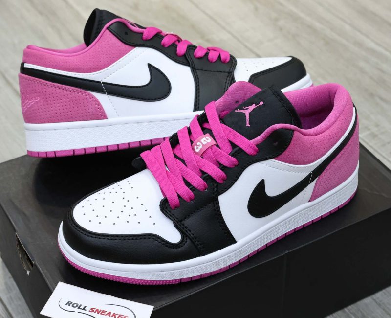 Giày Nike Air Jordan 1 Low Black Active Fuchsia Best Quality