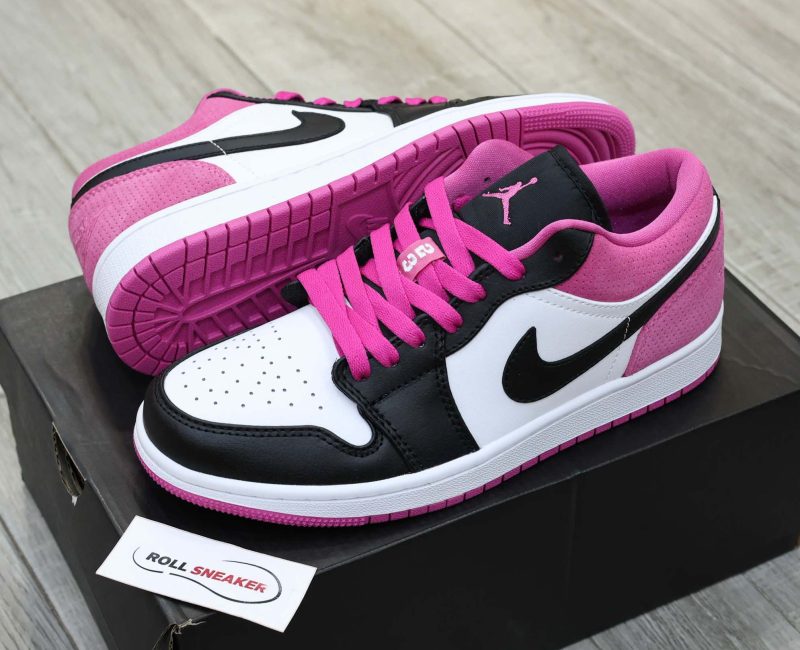 Giày Nike Air Jordan 1 Low Black Active Fuchsia Best Quality
