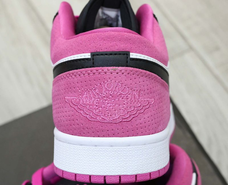 Giày Nike Air Jordan 1 Low Black Active Fuchsia Best Quality