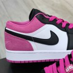 Giày Nike Air Jordan 1 Low Black Active Fuchsia Best Quality