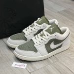Giày Nike Air Jordan 1 Low SE ‘Medium Olive Sail’ Best Quality