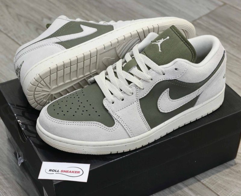 Giày Nike Air Jordan 1 Low SE ‘Medium Olive Sail’ Best Quality