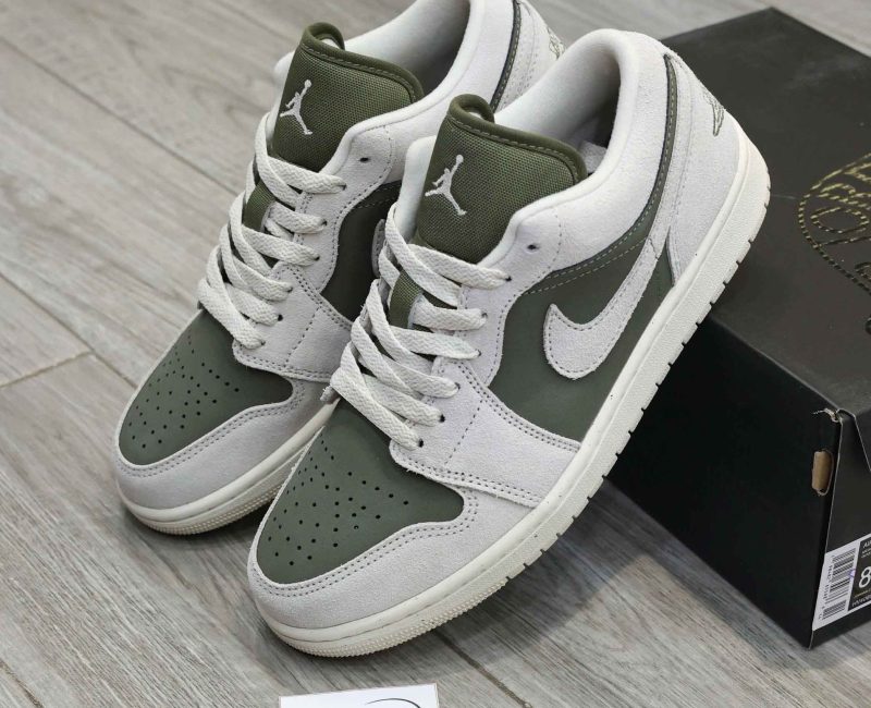 Giày Nike Air Jordan 1 Low SE ‘Medium Olive Sail’ Best Quality