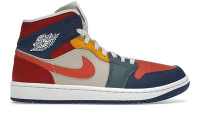 Giày Nike Air Jordan 1 Mid SE Multi Color 2022 Best Quality