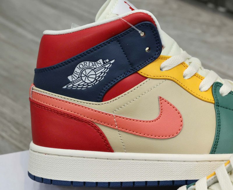 Giày Nike Air Jordan 1 Mid SE Multi Color 2022 Best Quality