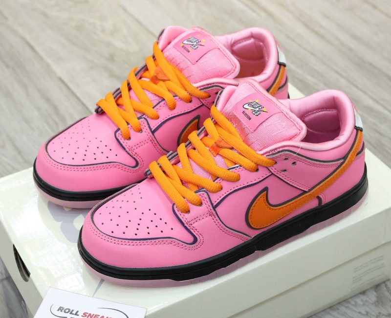 Giày Nike SB Dunk Low Pro x Powerpuff Girls Blossom Best Quality
