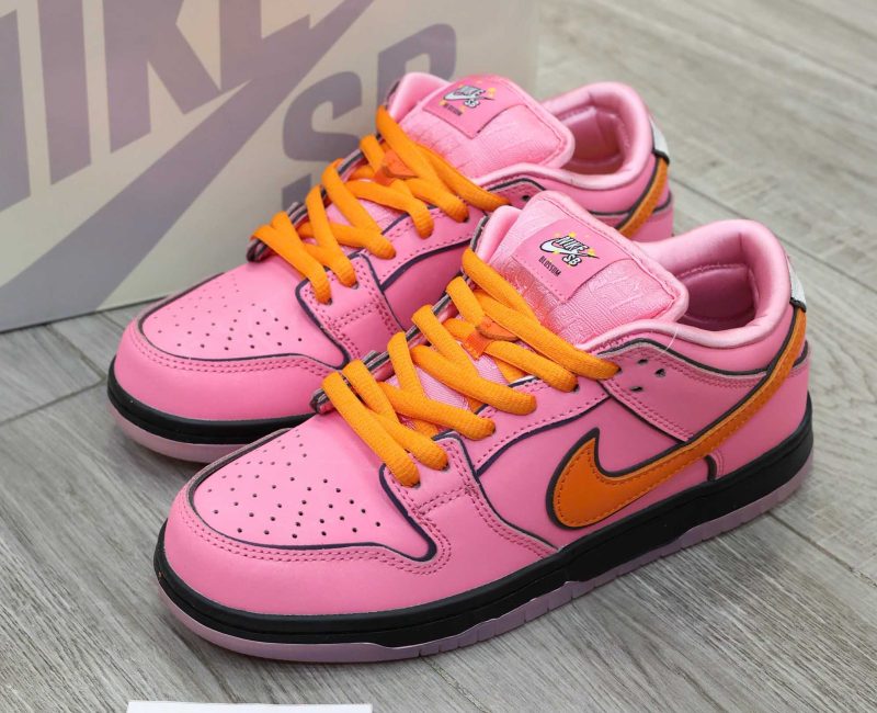 Giày Nike SB Dunk Low Pro x Powerpuff Girls Blossom Best Quality