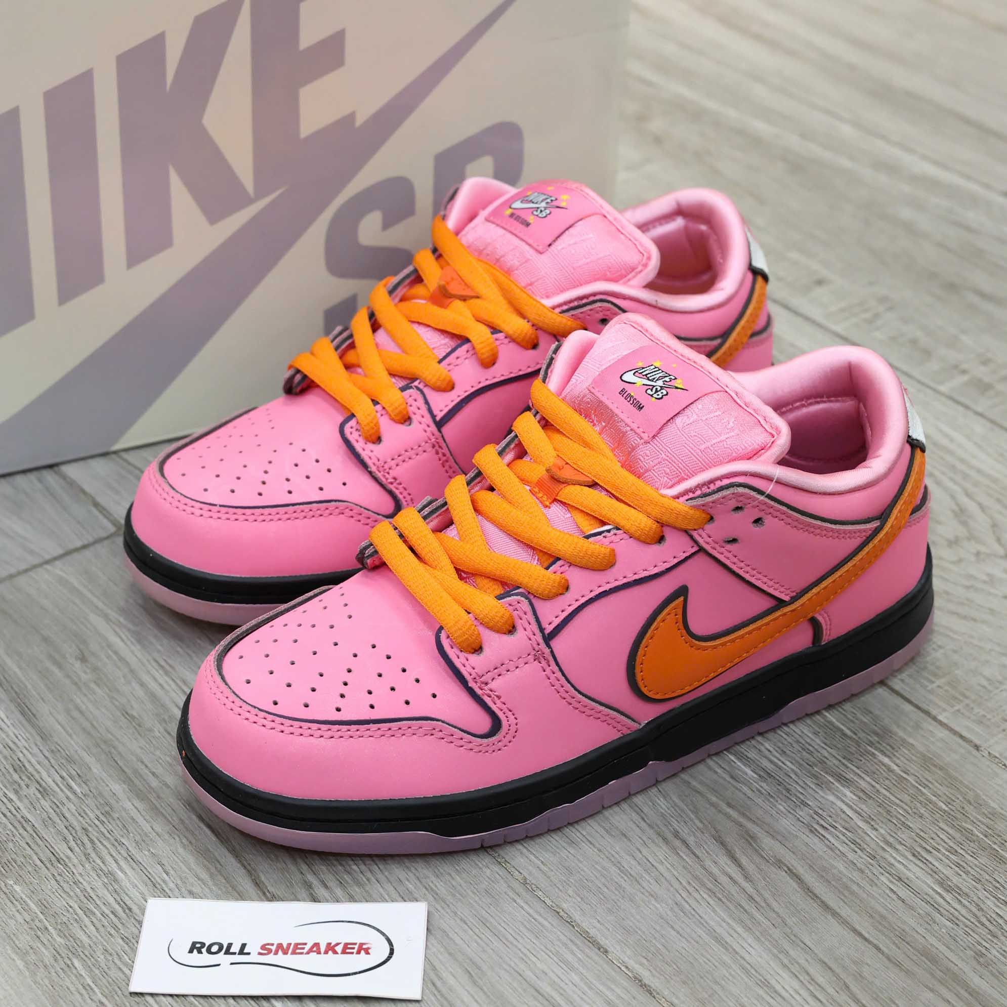 Giày Nike SB Dunk Low Pro x Powerpuff Girls Blossom Best Quality