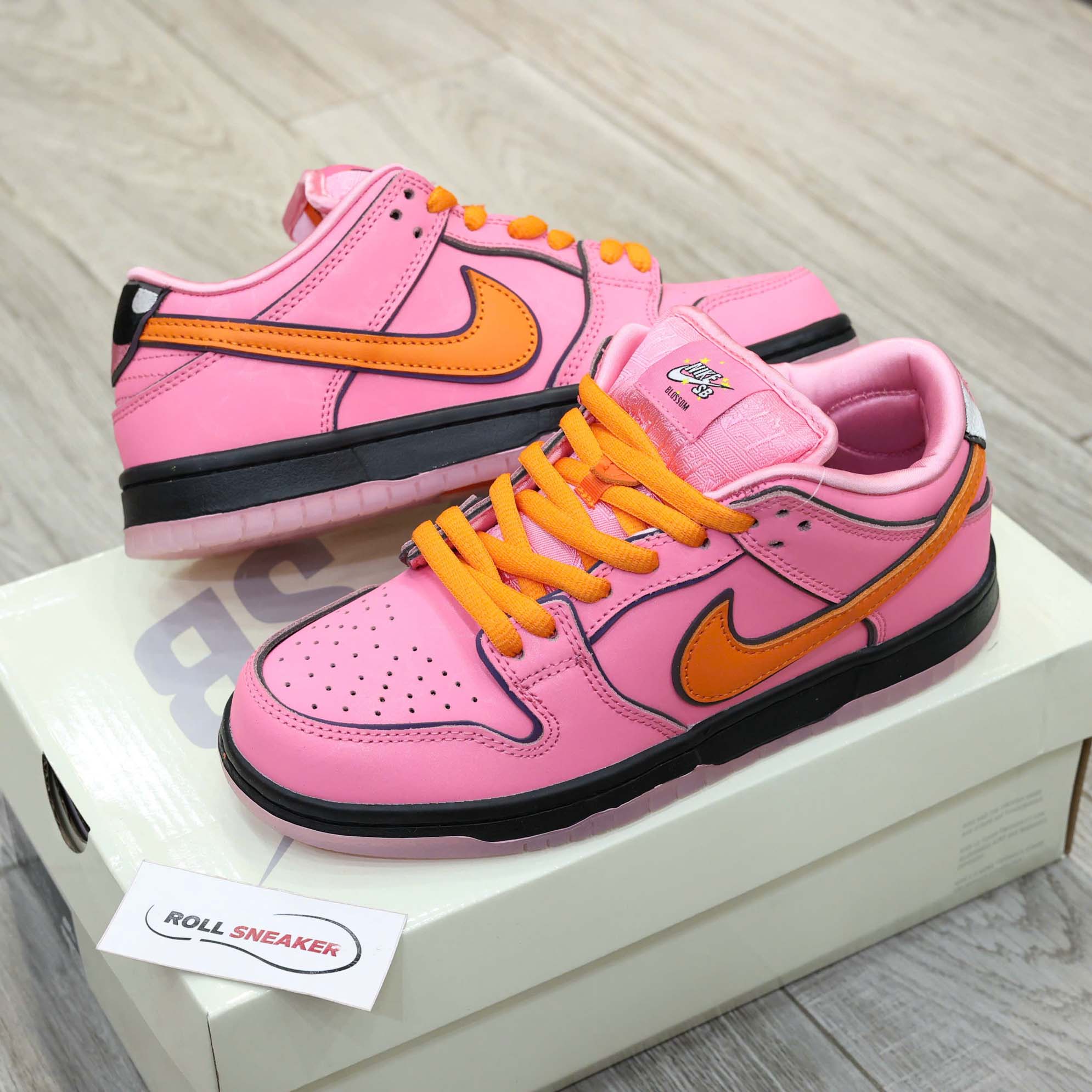 Giày Nike SB Dunk Low Pro x Powerpuff Girls Blossom Best Quality