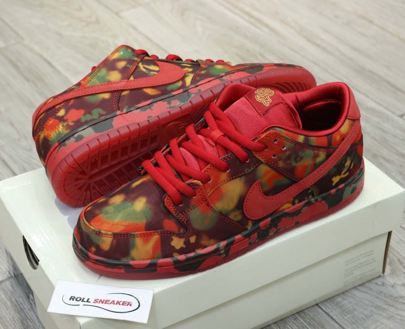 Giày Nike SB Dunk Low The Wizard Of Oz Poppy Field Best Quality