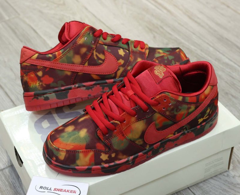 Giày Nike SB Dunk Low The Wizard Of Oz Poppy Field Best Quality
