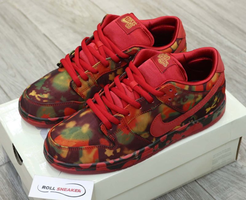 Giày Nike SB Dunk Low The Wizard Of Oz Poppy Field Best Quality