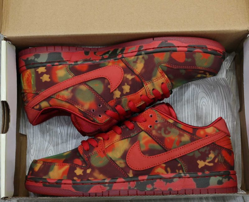 Giày Nike SB Dunk Low The Wizard Of Oz Poppy Field Best Quality