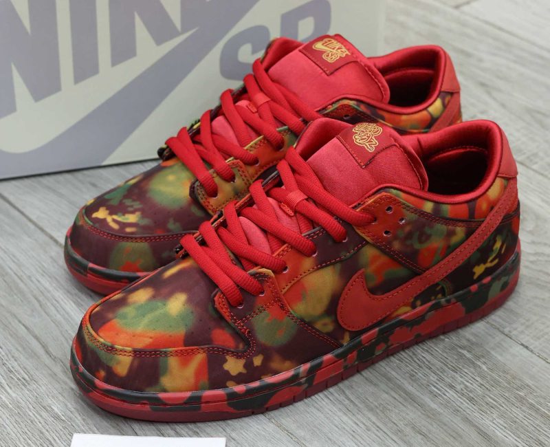 Giày Nike SB Dunk Low The Wizard Of Oz Poppy Field Best Quality