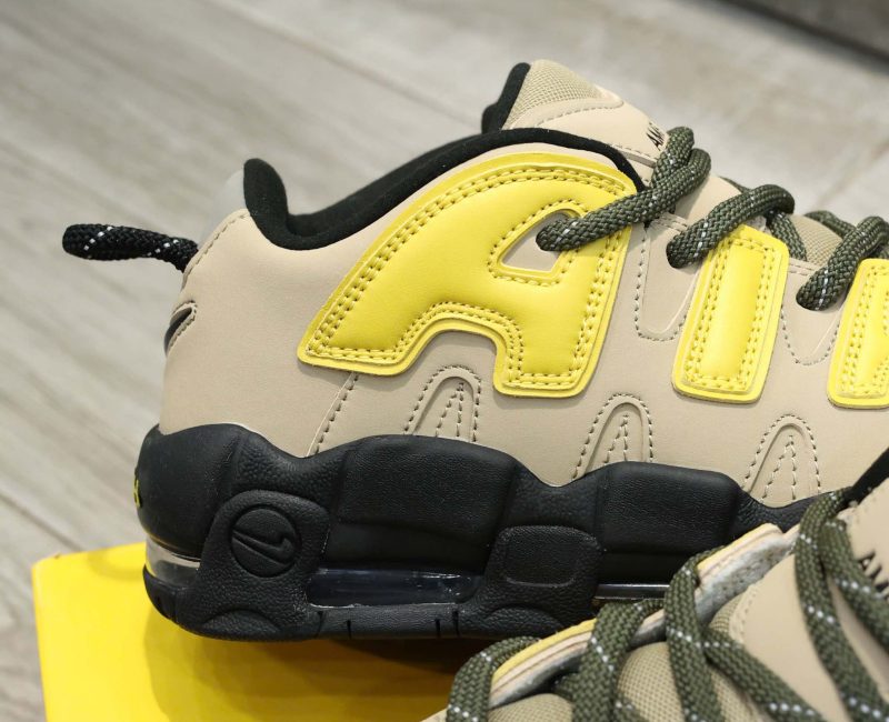 Giày Nike x AMBUSH Air More Uptempo Low "Limestone" Best Quality