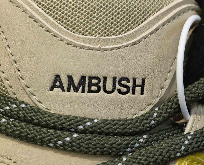 Giày Nike x AMBUSH Air More Uptempo Low "Limestone" Best Quality