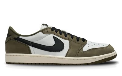 Giày Jordan 1 Low OG Medium Olive Best Quality