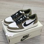 Giày Jordan 1 Low OG Medium Olive Best Quality