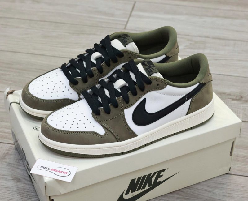 Giày Jordan 1 Low OG Medium Olive Best Quality