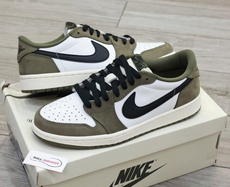 Giày Jordan 1 Low OG Medium Olive Best Quality