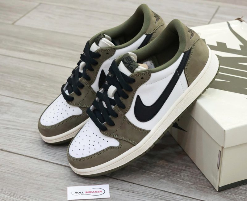Giày Jordan 1 Low OG Medium Olive Best Quality