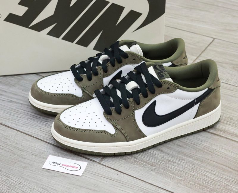 Giày Jordan 1 Low OG Medium Olive Best Quality