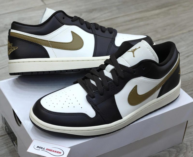 Giày Nike Air Jordan 1 Low Shadow Brown Real