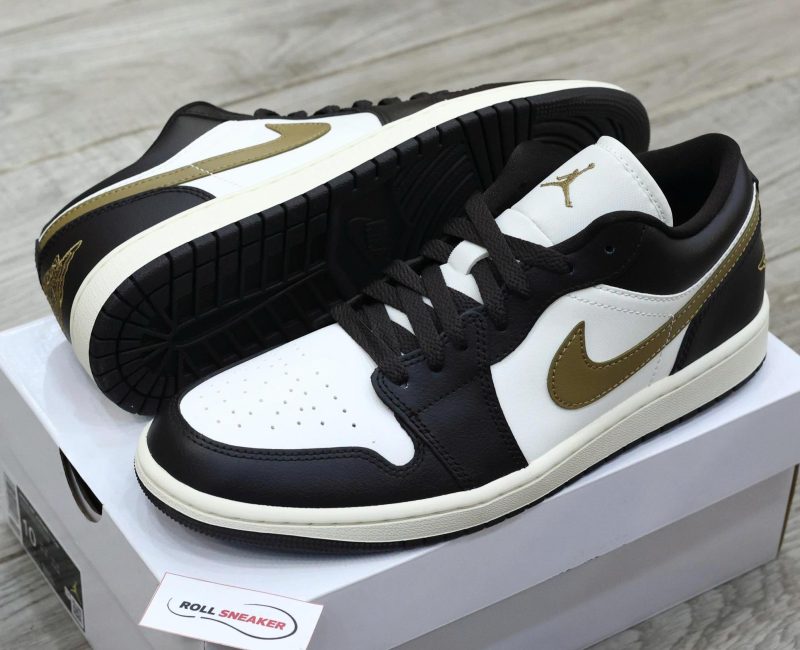 Giày Nike Air Jordan 1 Low Shadow Brown Real