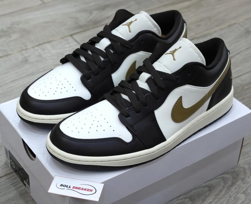 Giày Nike Air Jordan 1 Low Shadow Brown Real