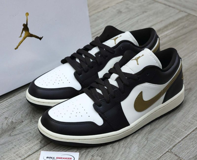 Giày Nike Air Jordan 1 Low Shadow Brown Real