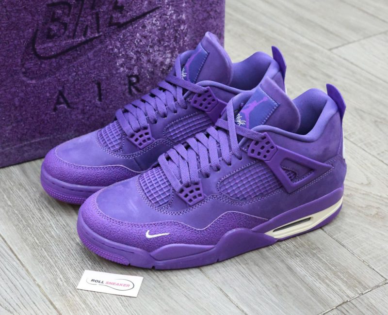 Giày Jordan 4 Nigel Sylvester OG SP ‘Purple Brick By Brick’ Best Quality