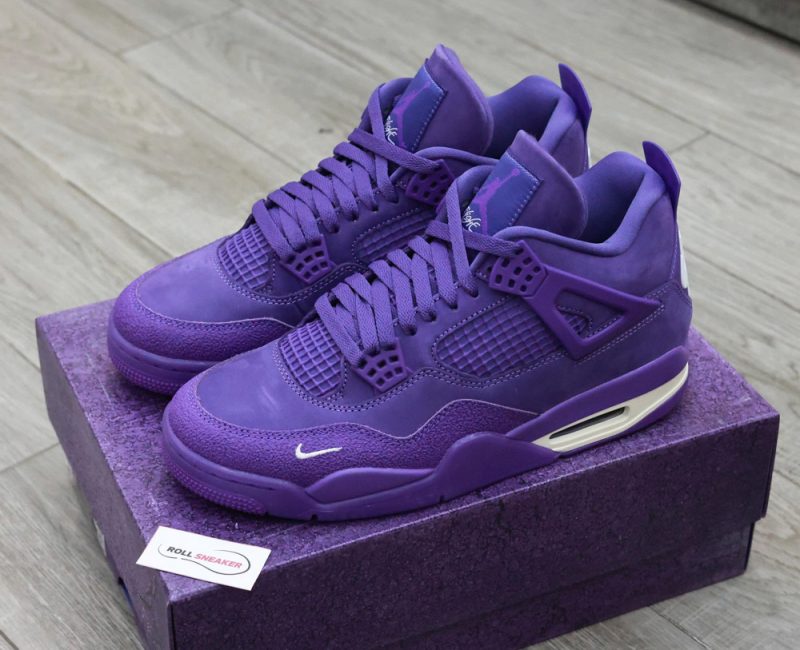 Giày Jordan 4 Nigel Sylvester OG SP ‘Purple Brick By Brick’ Best Quality